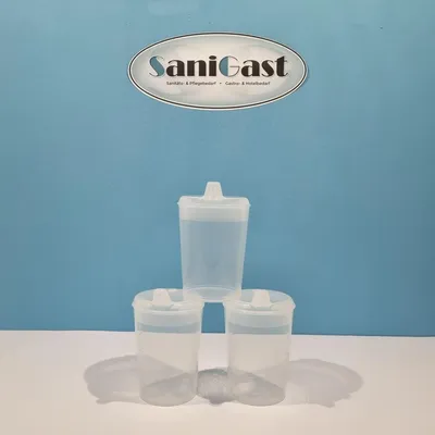 Produktbild von 3 Medi-Inn Schnabelbecher - Schnabeltasse - 250 ml - transparent -12 x 10 mm
