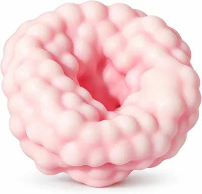 Productafbeelding van Kneedbal, roze, antistressbal, zacht en squishy, met een gestructureerd oppervlak, voor volwassenen: ideaal om te knijpen en te kneden op het werk, in het dagelijks leven en thuis.