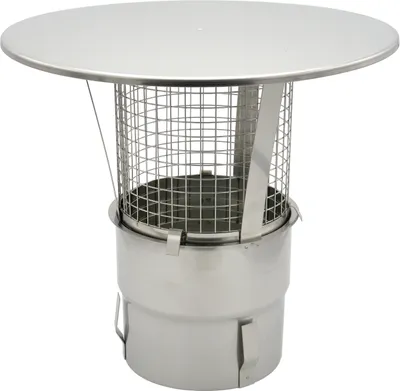 Produktbild von Regenhaube mit Einschub 150mm - mit Funkenschutz
