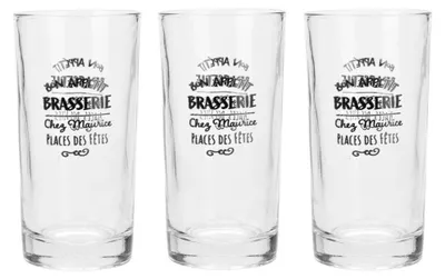 Zdjęcie produktu dla Excellent KO-YE6300850 Zestaw 3 szklanek do wody 295 ml