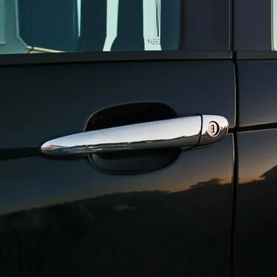 Zdjęcie produktu dla Chromowane klamki drzwi z osłonami ze stali nierdzewnej do BMW serii 3 typ E46 | BJ 10/2000 - 2007