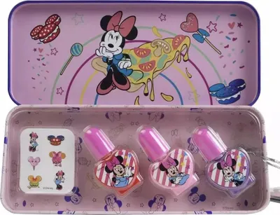 Produktbild von Metallic-Nagellack-Set im Minnie-Mouse-Etui – Markwins
