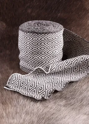 Produktbild von Wikinger Wadenwickel, Diamantköperband, 7 m lang, div. Farben : grün Farbe: grün