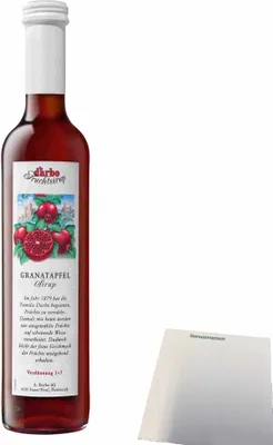 Produktbild von Darbo Fruchtsirup Granatapfel (0,5l Flasche) + usy Block
