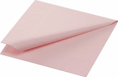 Produktbild von Duni Zelltuch Servietten Mellow Rose 24x24cm einviertel Falz 250 Stück