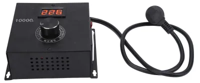 Imagen del producto de Regulador de voltaje eléctrico para tiristores, con control de intensidad y velocidad de alta potencia, que incluye un interruptor con perilla
