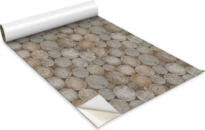 Produktbild von Selbstklebende Möbelfolie - Dekorationsfolie - Tischmöbel - Zuschneidbar - Baumstämme - 100 x 50 cm