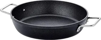 Produktbild von Fissler Adamant / Servier-Pfanne, groß (Ø 32 cm) Aluminium-Bratpfanne, beschichtet, antihaftend, hoher Rand, kratzfest – Induktion