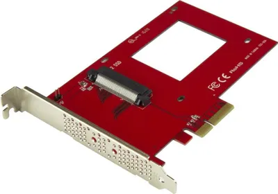 Obrázok produktu pre StarTech.com U.2 to PCIe Adapter for 2.5" U.2 NVMe SSD - SFF 8639 - 4x PCI Express 3.0 - NVMe PCIe Adapter - U.2 PCIe Card - Interface Adapter - 2,5" (6,4 cm)