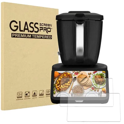 Produktbild von Gehärtetes Glas für Vorwerk Thermomix TM7 [Pack x2] Widerstandsfähige Displayschutzfolie Kratzfester Glasschutz Phonillico®