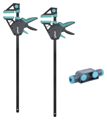Produktbild von wolfcraft Einhandzwingen-Set XL PRO 3-tlg., 150kg Spannkraft - 8673060