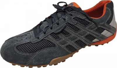 Zdjęcie produktu dla Geox Snake sportowe sznurowane buty szary