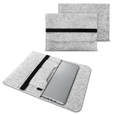 Produktbild von Schutzhülle Acer Chromebook 14 Laptop Tasche Hülle Filz Sleeve Notebook CoverFarben:Hell Grau