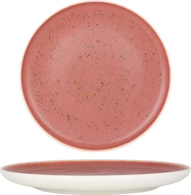Produktbild von Rinart Speiseteller - Rosa - Porzellan - 25 cm