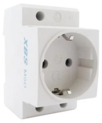 Produktbild von Modulare Schuko-Steckdose 230 V 16 A für MSD XBS 9008-Schiene