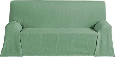 Productafbeelding van Multifunctionele dagdekens - 230 x 260 cm - Groen - Geschikt voor bed en bank