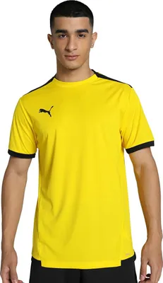 Image de Puma Teamliga Maillot Hommes Manches Courtes - Jaune / Noir