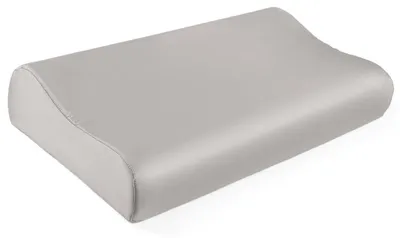 Zdjęcie produktu dla Poszewka na poduszkę, jedwab morwowy 19 momme, kolor szary, wymiary 61 x 35,6 x 12/10 cm