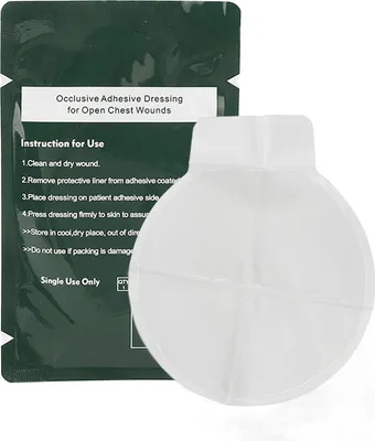Produktbild von Vent Chest Seal Hydrogel Okklusives Klebepflaster für offene Notfallwunden