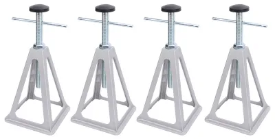 Produktbild von 4 Stück RV-Stabilisierungsheber, verstellbar von 28 bis 44 cm, 2,7 t maximale Last, Nivellierschraube für Wohnwagen, Wohnmobile