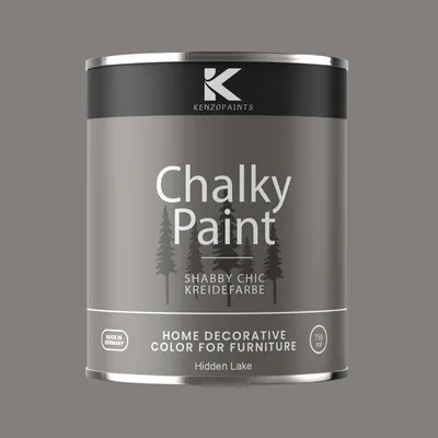 Produktbild von Kenzopaints Chalky Paint Kreidefarbe Möbelfarbe Möbellack 750ml - Hidden Lake