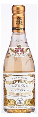 Obrázek produktu pro Giuseppe Giusti, sladkokyselá omáčka Bianco, bílá speciální omáčka pro gurmány, v tradiční lahvi (1 x 0,25 l)