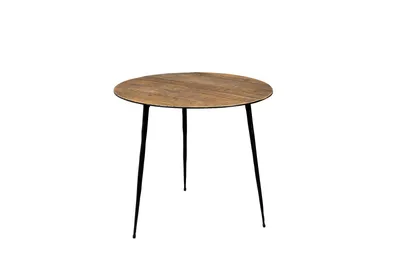 Produktbild von Zuiver Beistelltisch Pepper 45 x 40 cm braun Holzplatte