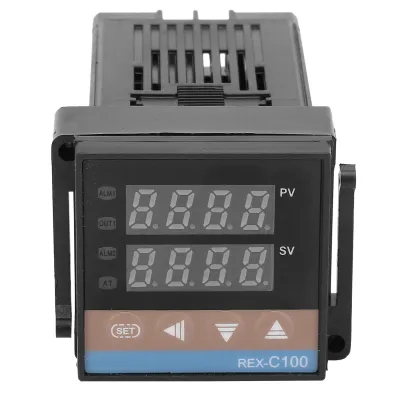 Obrázek produktu pro PID termostat,termostat s digitálním displejem,spínač regulátoru teploty,BERM PID termostat,REX-C100FK02-MxDA PID termostat,měřič teploty