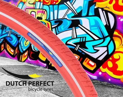 Produktbild von Dutch Perfect | Buitenband | 28 x 1.40" / 40-622 mm - Anti-lek - Rot mit Reflexion