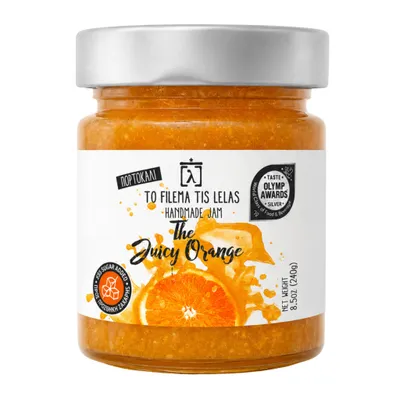 To Filema Tis Lelas Orangenkonfitüre 240 g auf weißem Grund