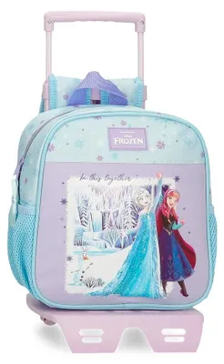 Produktbild von Joumma Disney Frozen In This Together Kindergartenrucksack mit Trolley Flieder 23x25x10 cm Polyester 5,7L