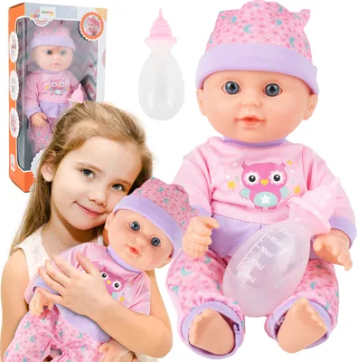 Immagine prodotto di MalPlay baby doll 12" beve, fa pipì, fa rumori giocattolo per bambini e bambine a partire da 3 anni