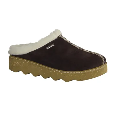 Produktbild von Rohde 6125-72 Damen Hausschuhe, Braun, Velourleder, Warmfutter - Haus - hüttenschuhe Damen Hausschuhe, Braun, leder (velour)