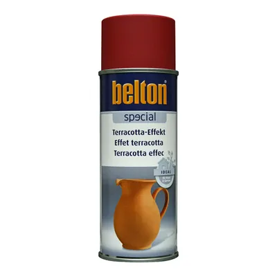 Produktbild von belton Terracotta-Effekt-Spray, Orientrot, 400 ml, für dekorative Effektlackierungen im mediterranen Stil, ideal für Haus und Garten