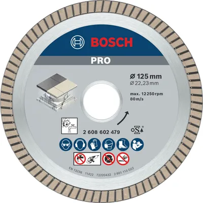 Productafbeelding van Bosch 2608602479 Bosch Diamanttrennscheibe Extraclean Turbo für Ceramic