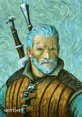 Produktbild von Good Loot Game Art Chronicles Puzzle: The Witcher Geralt & Vincent van Gogh (1000 Elemente)
