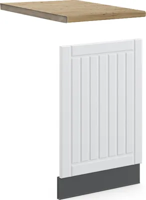Image de Façade Vicco Fame-Line Blanc campagne 45cm , PT Chêne, Model 46755