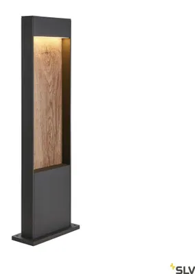 Imagen del producto de SLV 1002957 - Poste de luz LED exterior, modelo 65, 3000K, IP65, color antracita/marrón