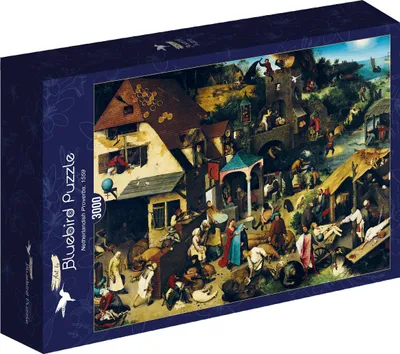 Zdjęcie produktu dla Puzzle 3000 Przysłowia, Piotr Brueghel, 1559