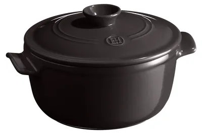 Zdjęcie produktu dla Emile Henry - Okrągły garnek ceramiczny 2,5L Czarny