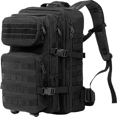 Produktbild von Großer Rucksack – Outdoor-Tasche – Für mehrtägige Reisen – Hohe Kapazität – 40 Liter – Schwarz
