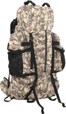 Produktbild von "2026 Promotion" Wanderrucksack Kamelbraun Tarnfarben 60 L Oxford-Gewebe - Rucksäcke CC23570