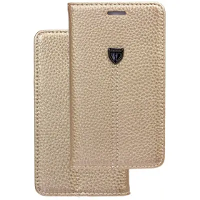 Produktbild von Book Case Handyhülle für Huawei P10 Plus Gold Schutz Tasche