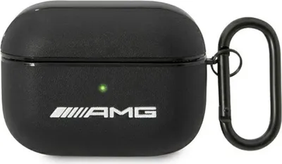 Produktbild von AMG Leder Big Logo - AirPods Pro Tasche (schwarz)