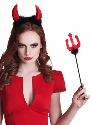 Produktbild von Halloween Teufel Accessoire-Set