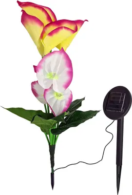 Produktbild von abc HOME | Gartenstecker Calla | LED | Solarpanel | Lichtsensor | 52 cm H
