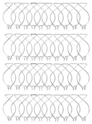 Deckenhalter-Clips F2, 40 Stück, 5,8x3x1,8 cm, für Dekoration