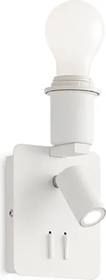 Immagine prodotto di Applique Moderna Gea Metallo Bianco 2 Luci E27
