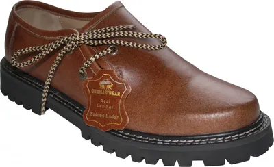 Produktbild von Haferlschuhe Trachtenschuhe Pullup-Glattleder Pull-Up-Leder Schuhe Kastanienbraun, Schuhgröße:41