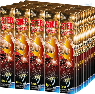 Produktbild von Sterretjes 16cm 50 pak a 8 stuks